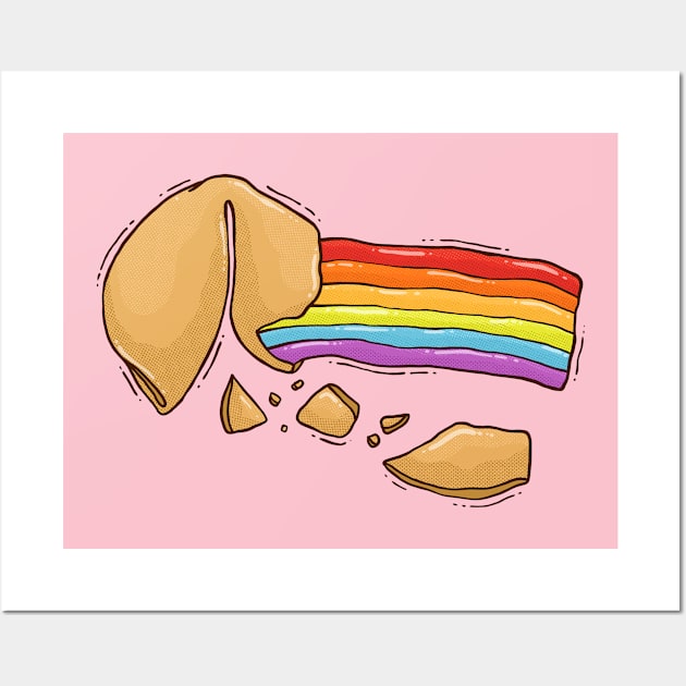 Pride Fortune Cookie Wall Art by Tania Tania